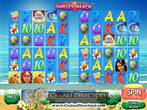 Sunset Beach Slot » Free To Play » Playtech.